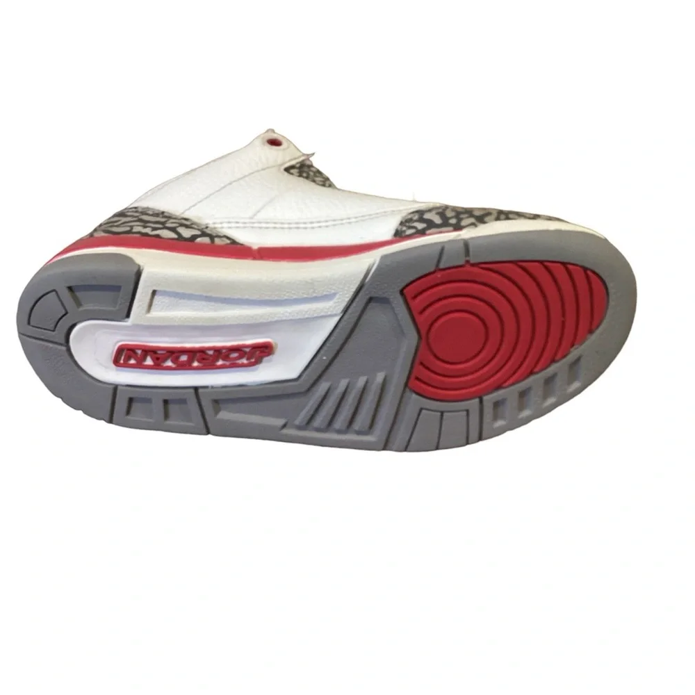 Nike‎ Air Jordan 3 Retro Cardinal Red Sz 13c(childrens)